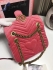 Gucci GG Marmont velvet shoulder bag pink 26cm